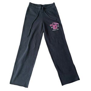 Vintage Y2K Hawaii Sweatpants Black Size S Pink Volcano National Park 2000s